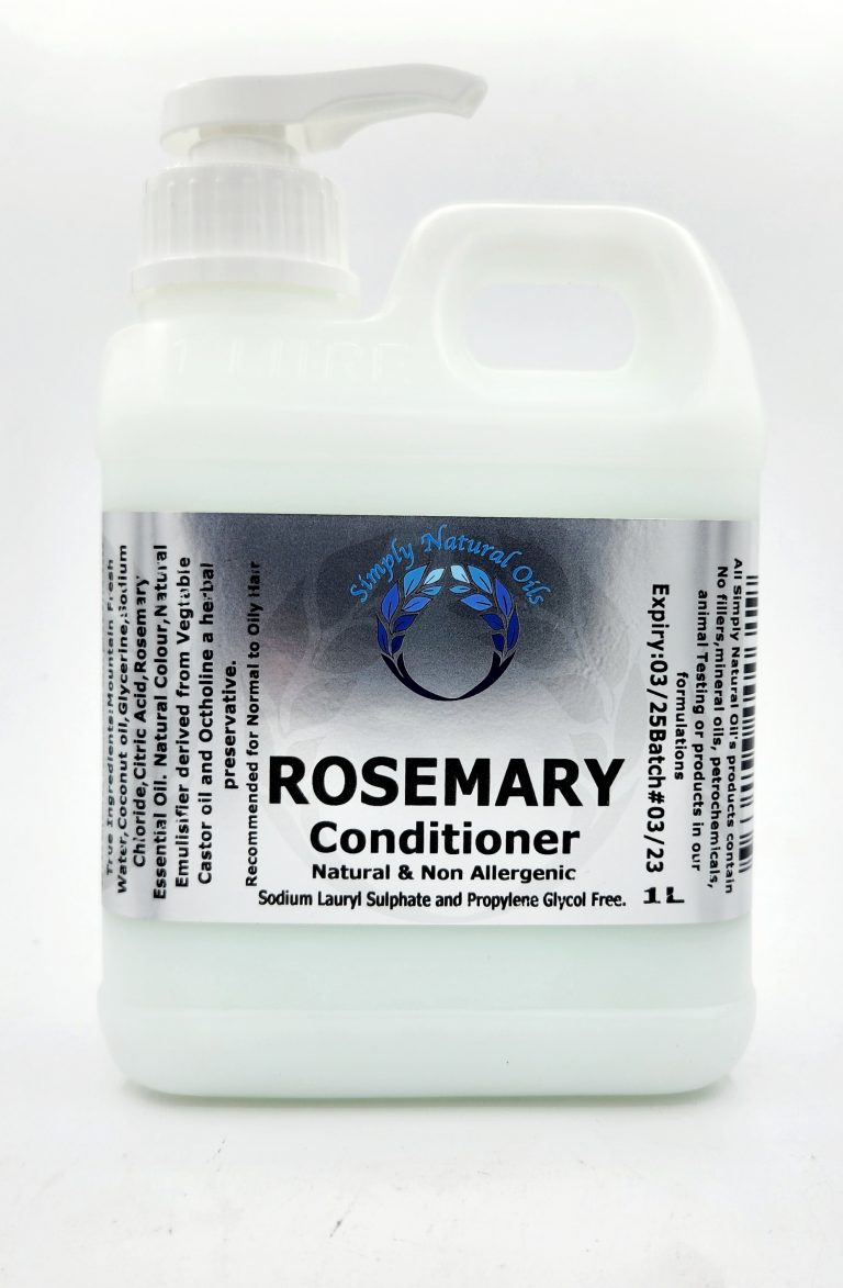 Rosemary Conditioner 1 Litre And Pump – Simply Natural Oils ( Aust ...